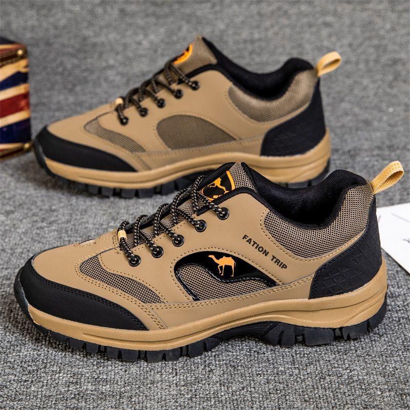Scarpe Casual Traspiranti in Tessuto Primaverile da Uomo con Suola Spessa - Sneakers alla Moda per Viaggio e Sicurezza