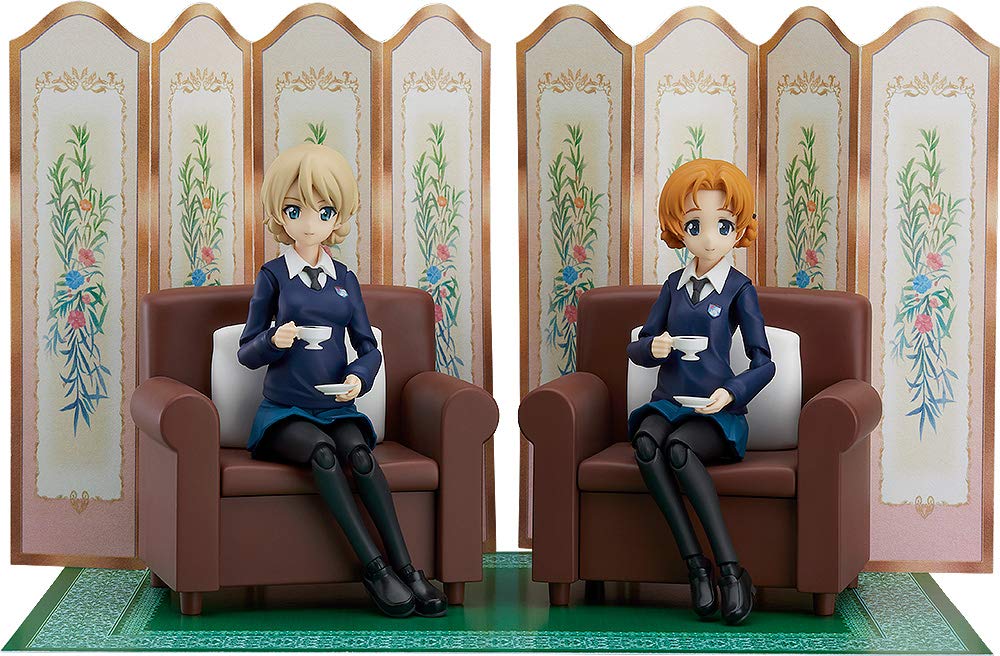 

figma Girls Panzer Final Chapter Darjeeling Orange Pekoe ABS PVC painted action figure & & Set, non-scale &
