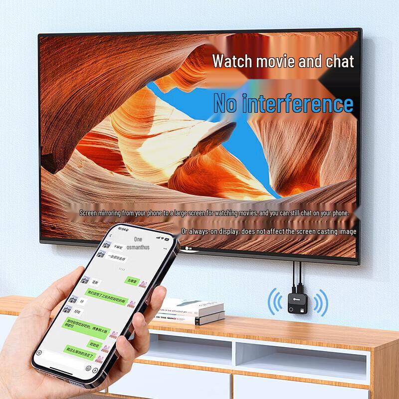 BIAZE 4K60Hz HDMI Wireless Phone Screen Mirroring Device