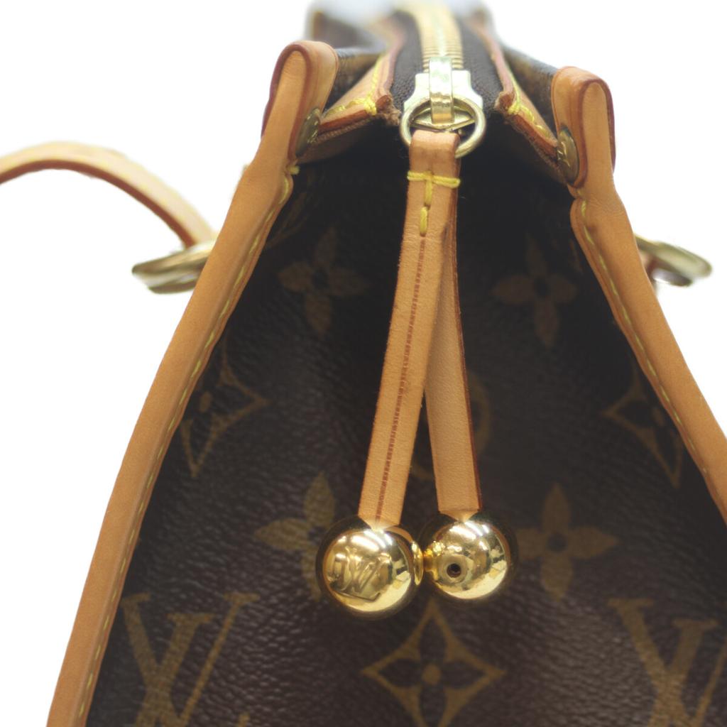 Louis Vuitton 2006 M40007 Monogram Popincourt Hand Tote Bag BrownUsed