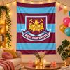 Polyester Wall Tapestry with West Ham United Design, Decorative Hanging for Bedroom Living Room Dorm