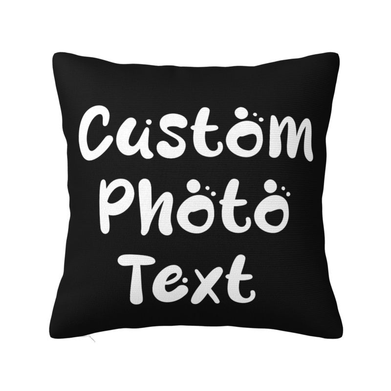 Индивидуальный Нордический Индивидуальный Ваш Текст Фото Здесь Чехол на Подушку для Дивана Бархатный Чехол для Подушки 30cmx30cm