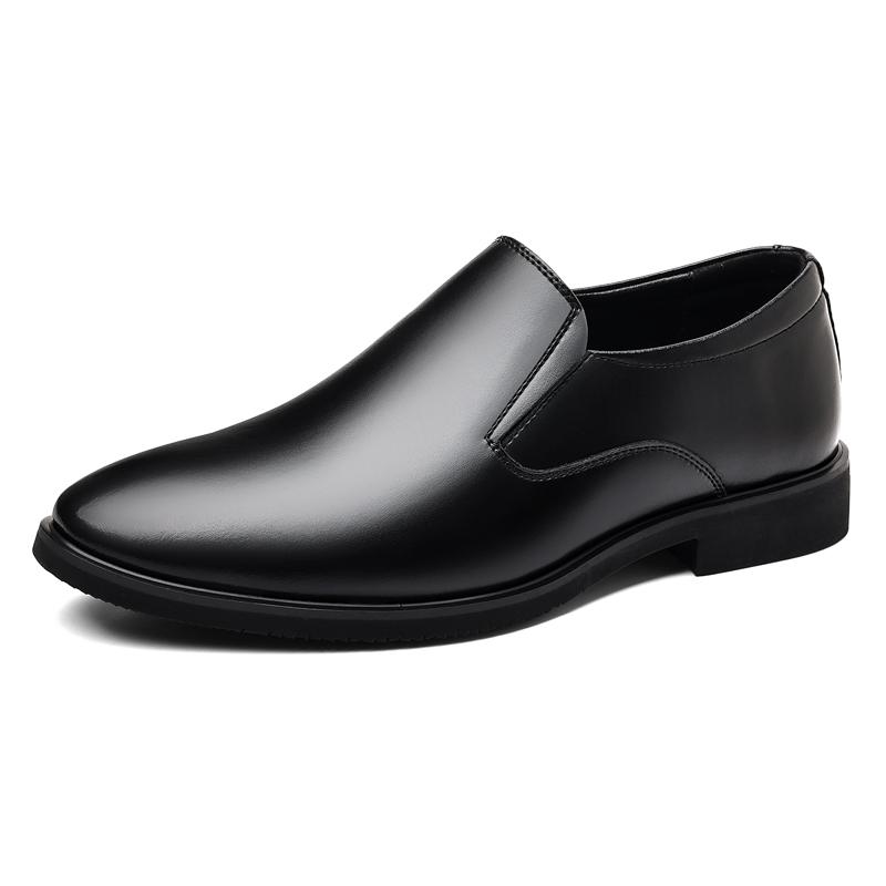 Fashion Men's Business Leather Shoes Classic Casual Style Office and Leisure Outdoor Street High Quality Adult Work Shoes Plus Size