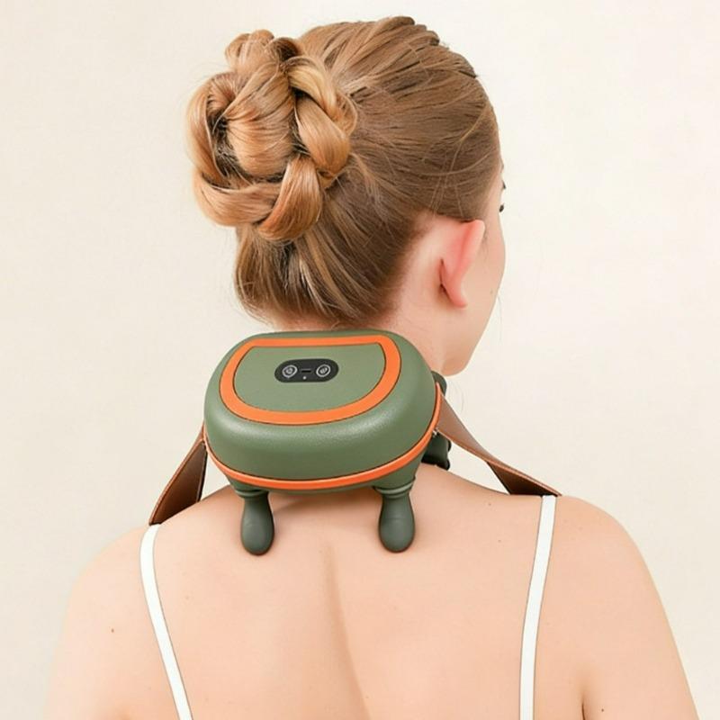 

2026 Hot Selling Biomimetic Massager Electric 4D Kneading Massage Neck Portable Massager To Relax Muscles зелений