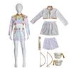 K-Pop Dämonenjäger Mädchengruppe Cosplay Kostüm Lumi Weiß Bunt Bühnenperformance Outfit Cosplay Kostüm Grenzüberschreitende Fabrik