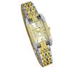 Alloy Square Steel Strap Watch Female Simple Rhinestone Square Diamond Roman Female Dial