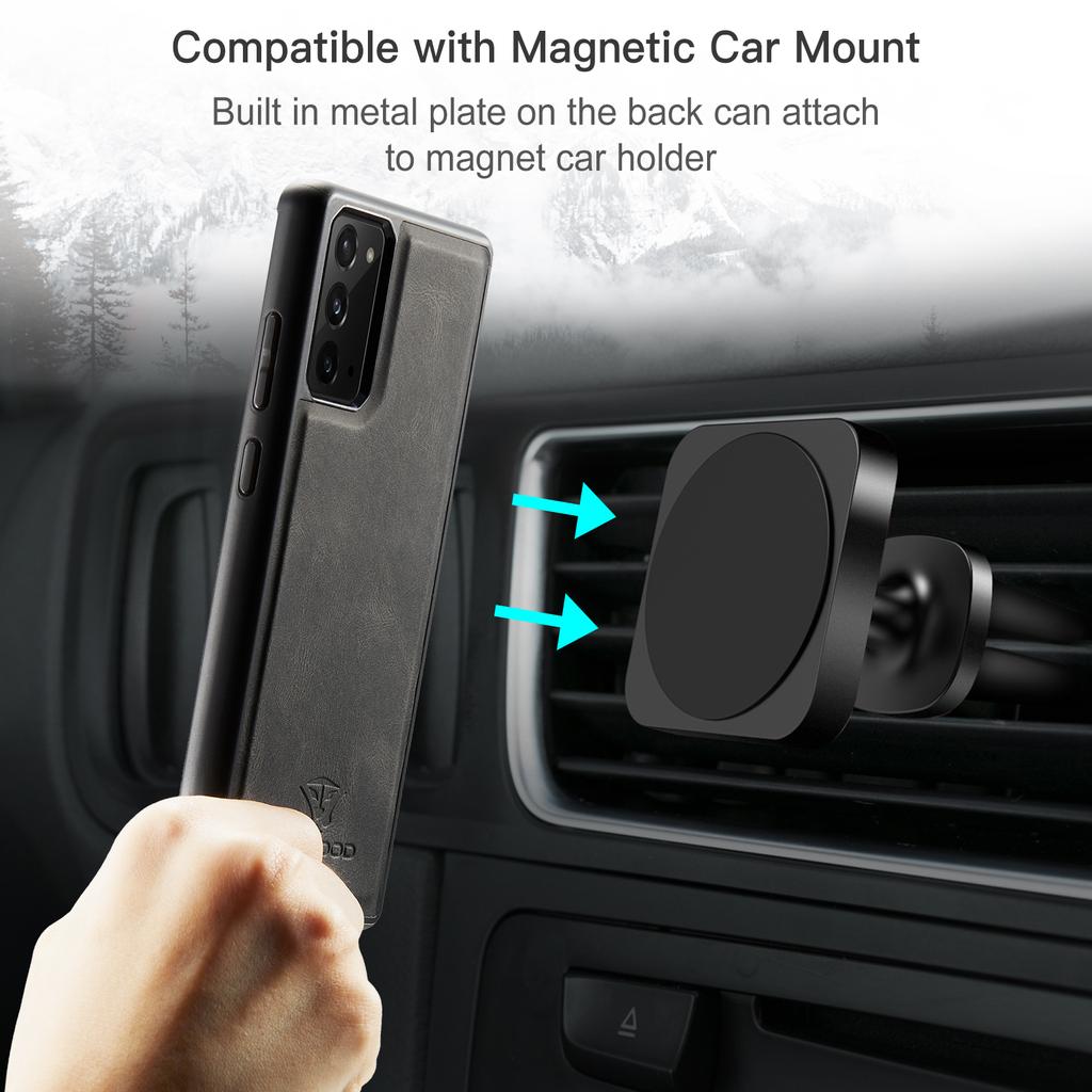 Magnetic Case For Samsung Galaxy Note 20 Ultra Note 8 9 10+ Samsung S20+ Ultra FE S21 Ultra Leather Wallet Card Solt Bag Case