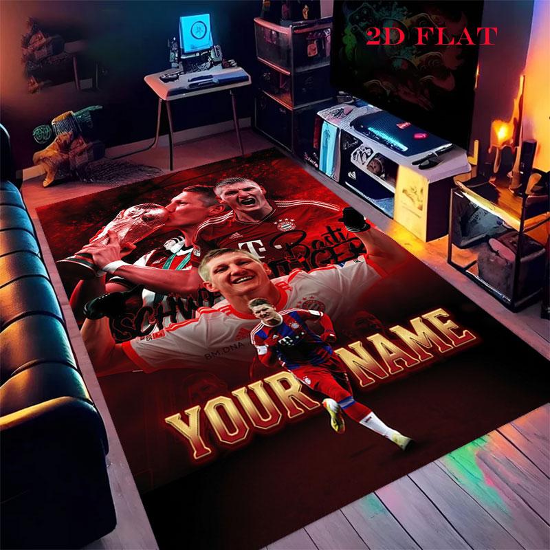 Custom Fc Bayern Munich Carpet Rug for Living Room Bedroom Home Sofa Decoration,Kids play Nonslip Floor Mat