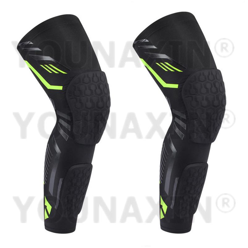 1 пара баскетбольных наколенников, спортивная противоударная защитная экипировка, футбол, бег, фитнес-тренировки, бег, мотоцикл, велоспорт, спортивные наколенники XL