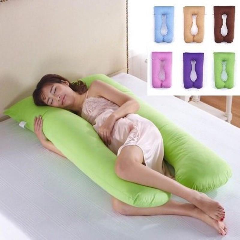 Oversized U Shape Full Body Comfort Pillow Case For Maternity And Pregnancy Support