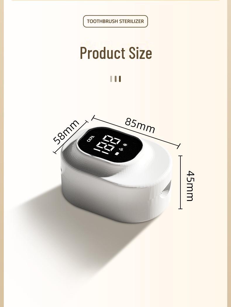 

Электрический стерилизатор зубных щеток P1 с автоматическим циклом сушки ультрафиолетом UVC 11.5 x 11.5 x 5.5 cm