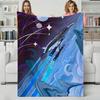 Game M-Mass Effect Throw Flannel Blanket Perfect for Sofa Office Bed Travel Sleep Read Relax Camping Four Season Use
