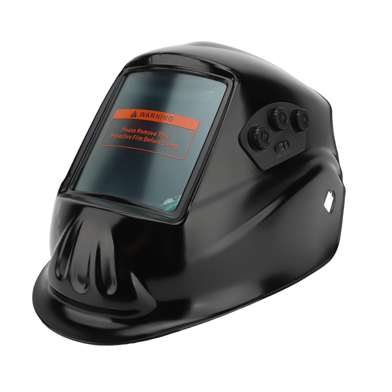 Welding Helmet Large Viewing LCD Screen True Color Solar Power Auto Darkening Welding Hood PP+LCD