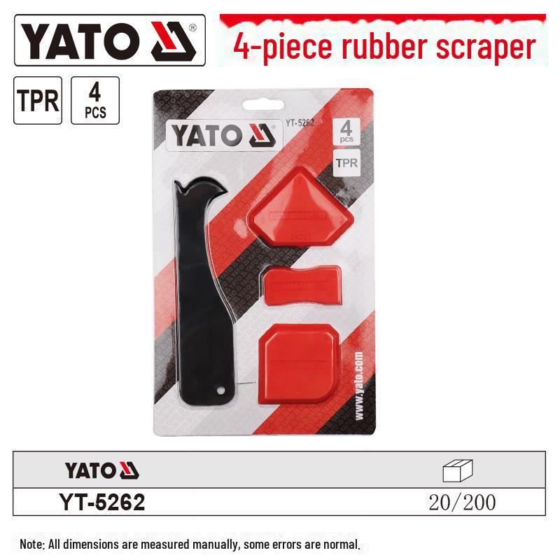 

Набор прочных и устойчивых к коррозии резиновых и пластиковых скребков Yiertuo - 4 предмета для ремонта автомобиля YT-5262