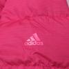 Adidas Hooded Mid-Length Printed Logo Down Jacket Women Jacket Red G69627