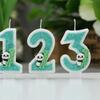 Panda Theme Birthday Candles Children's Birthday Number Candles First Birthday Girl Boy Party Cake Toppers Gift Cake Decoration