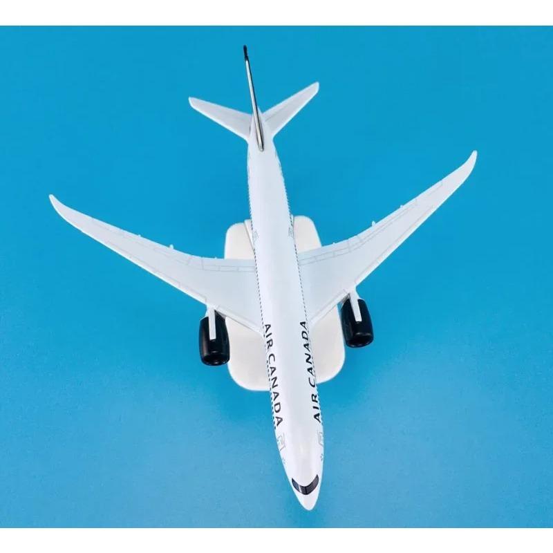 16/20CM  Air Canada 787 Aircraft Model,Zinc Ally 1:400 Airplane Aircrafts Boeing B787Air Canada Plane Model Display Collection