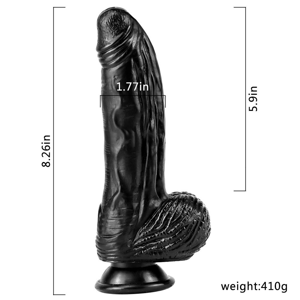 Dildo mare realist Dildo anal uriaș Masturbare pentru adulți Jucării sexuale Ventuză Pene mare 26CM 24CM 21CM
