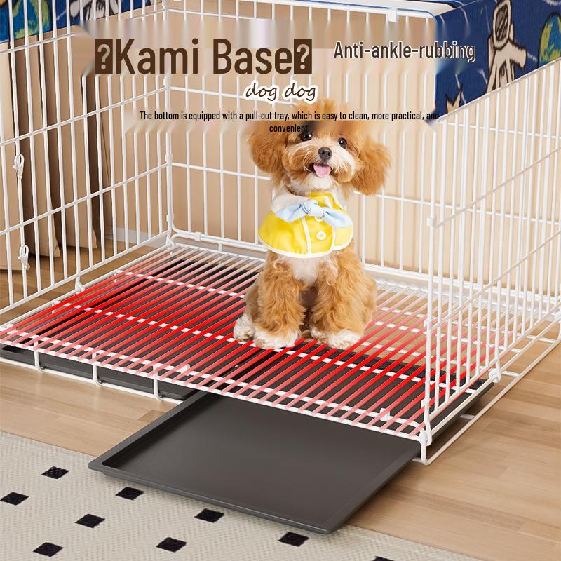 Indoor Pet Cage with Toilet for Small to Medium Dogs & Cats
