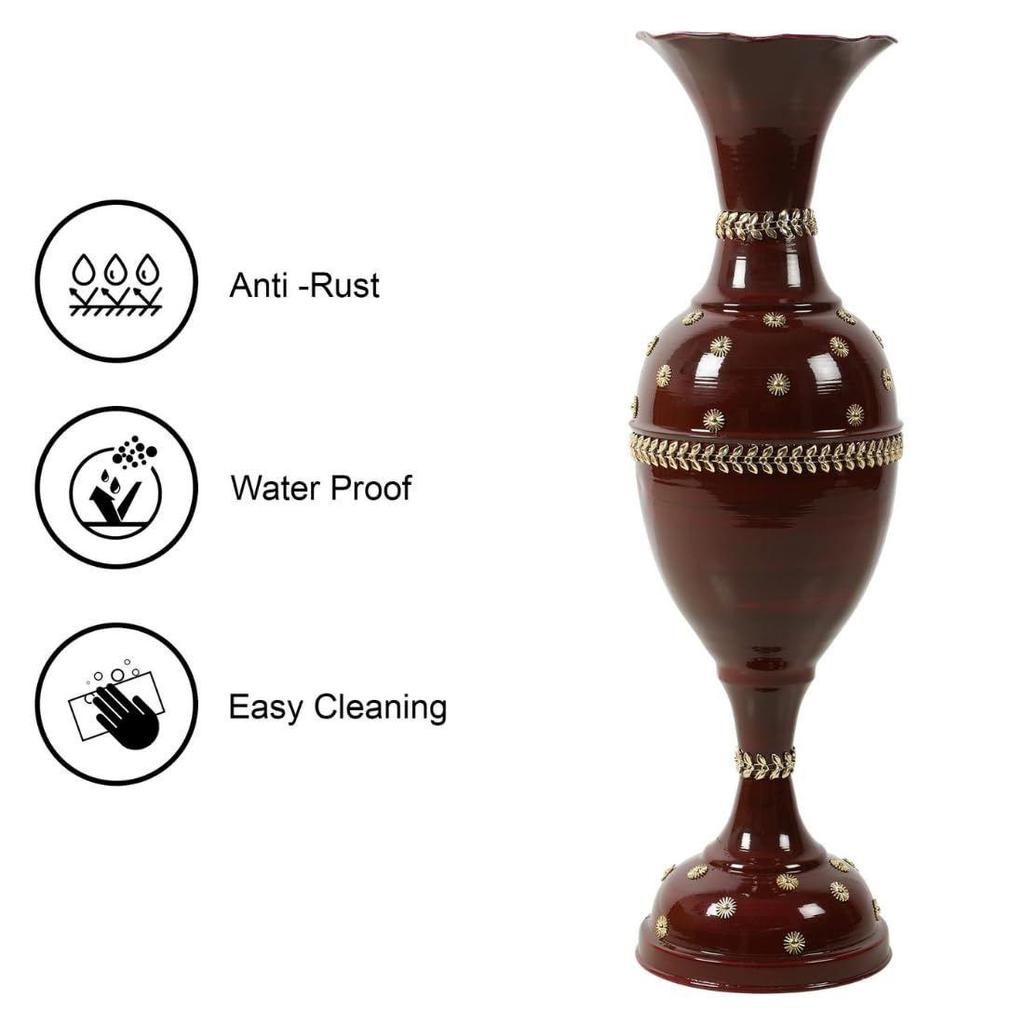 Flower Vase Big Size for Living Room Corner - 24 Inches Long - Star - Pack of 1