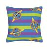 Pc Planet of Pizza Cushion  SpaceThemed  Room  Modern Farmhouse Decor with Planet  Pizza Slice Patterns Soft Durable Suit
