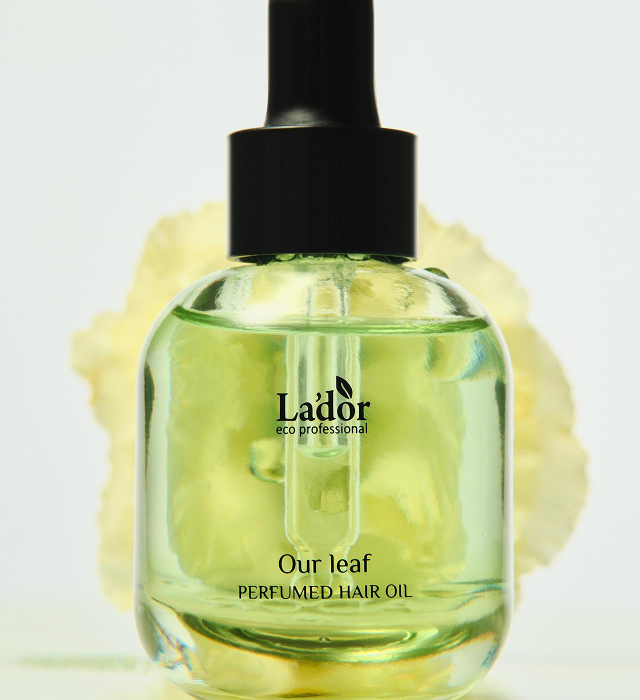 

LADOR Perfume Hair Oil 80ml Custom Care Shine & Damage Repair (Lapita / Hinoki / Osmanthus / Our Leaf) Our Leaf 80mL