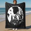 1pc Hogwarts Always Deathly Hallows Outdoor Flannel Throw Blanket All Season Soft Warmth,Home Decor 1031045