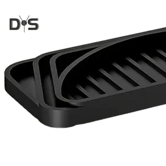 Silikon-Tropfschalenmatte, universell, auslaufsicher und rutschfest, Kaffeemaschinenschale, Kühlschrank-Wasserschale für Wasserspender, Kühlschrank, Kaffeebar, zuschneidbar