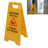 Foldable Floor Sign Wet Floor Sign Foldable A Frame Caution Floor Sign Plastic 2 Sided for Indoor Outdoor Wet Floor Sign