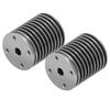2Pcs 3D Printer Heatsink Kit for Voron 0.1 0.2 Hotend V6 CNC Aluminum Cooler Cinerous