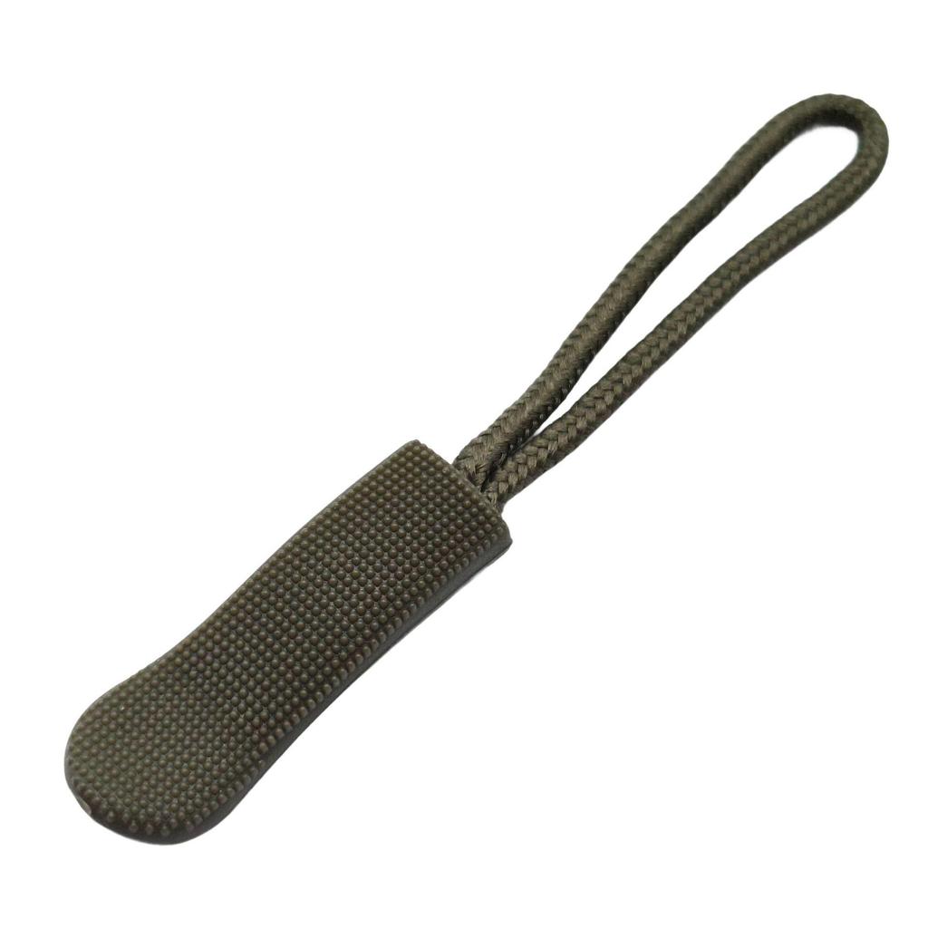 Colored PVC Zipper Pull Rope with Removable Drawstring and Rubber Pull Tab for Bags and Luggage