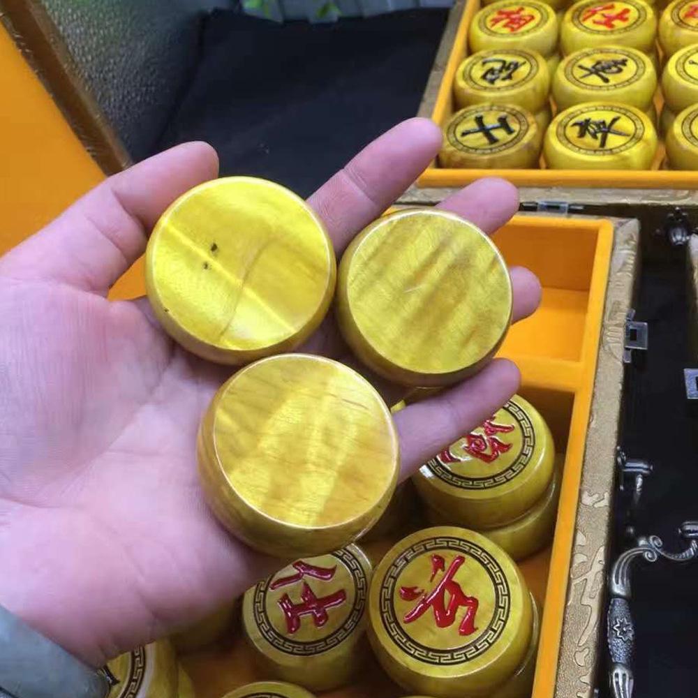 Red Rosewood Golden Silk Chess Rosewood Classic Chess Wooden Crafts