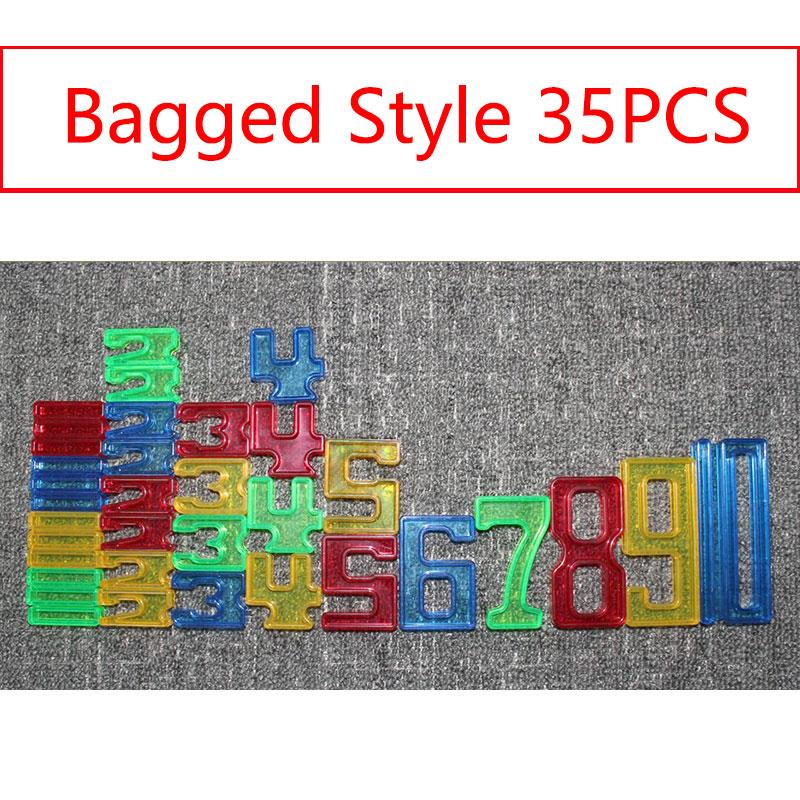 Toddlers Montessori Material Transparent Digital Blocks Light Table Toys Math Operation Stacking Games Open Ended Learning Toys