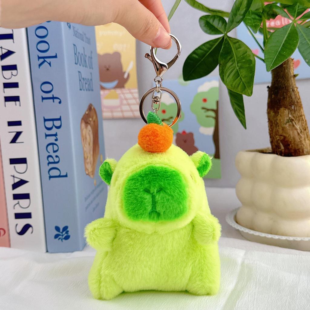 Popular Guinea Pig Plush Keychain - Cute Cavy Backpack Charm & Ornament
