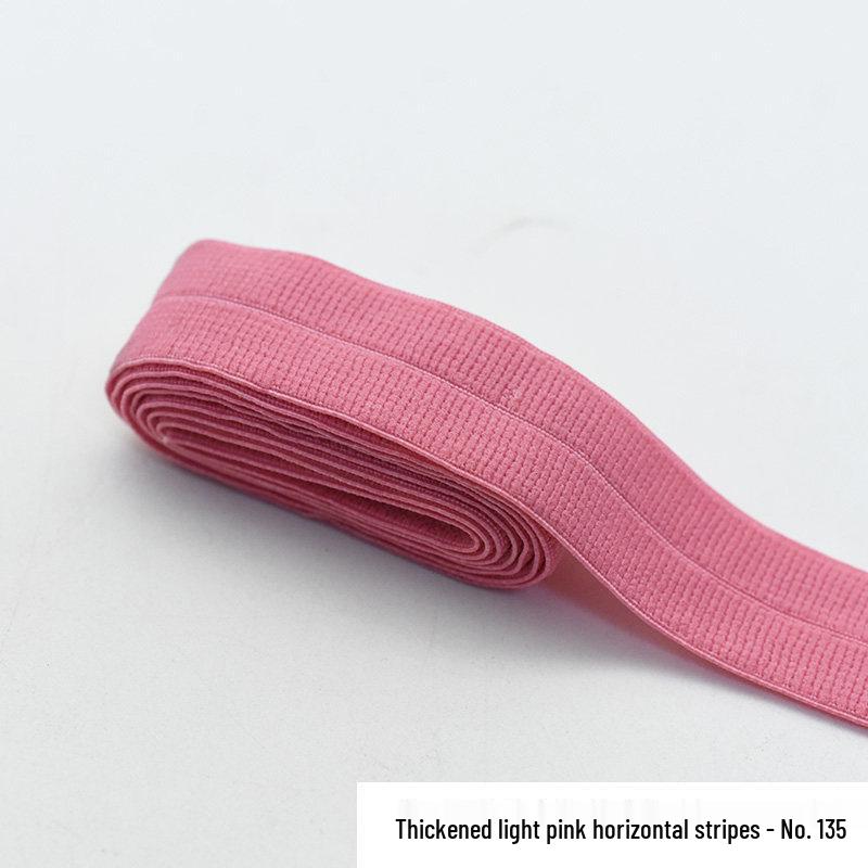 2-2.3cm Thick Elastic Fold-Over Binding Tape for Clothing and Jackets