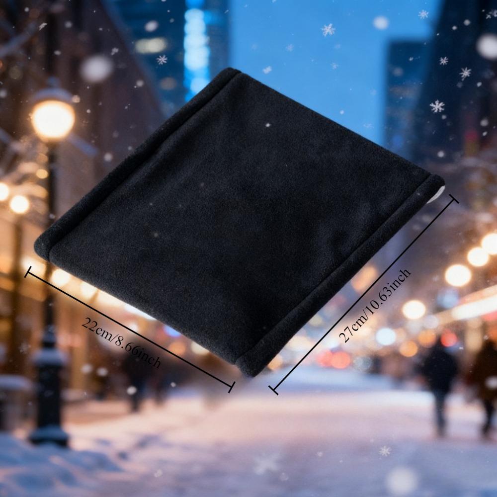 Zimowy Kask Rowerowy Maska na Twarz Kominiarka Narciarska Wiatroodporna Turystyczna Termiczna Antypoślizgowa Polarowa Wielofunkcyjna Osłona Szyi z Czesanego Materiału