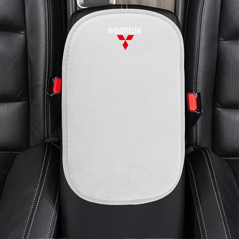 

Car Emblem Armrest Box Cover Mat Protective Pad For Mitsubishi 9 Ralliart EX ASX L200 Colt Outlander Pajero Lancer Eclipse Cross