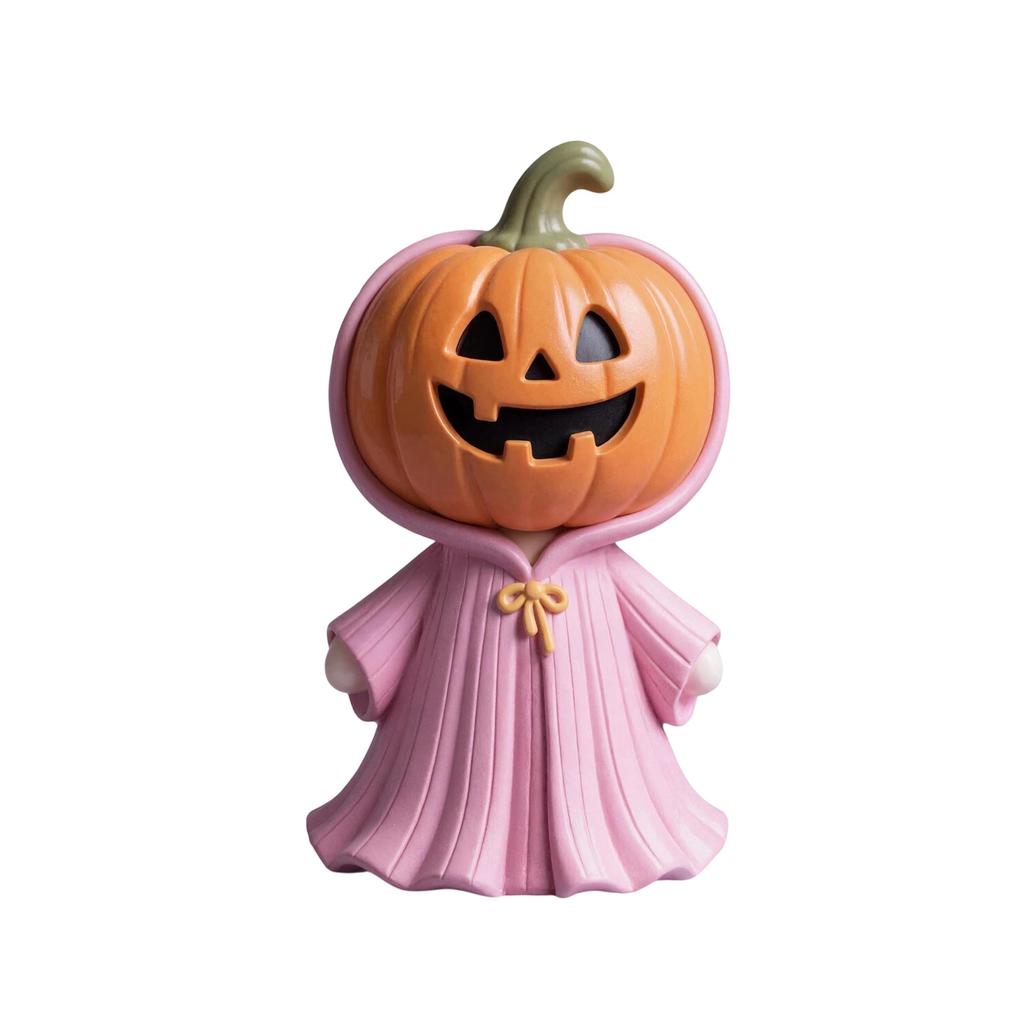 Halloween Pink/ Pumpkin Ghost/ Resin Craft Ornament Cute Style Three Dimensional Decoration Cute And Eye Catching