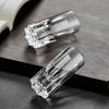 Szklanka do shotów kryształowa 25 ml Szklanki do Whiskey Tequili Domowy Bar, Elegancki Zestaw Prezentowy na Wesela, Imprezy i Degustację Bourbona, Kieliszek do Likierów
