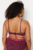 Women's Style Plus Size Fuchsia Balconette Plus Size Bikini Top