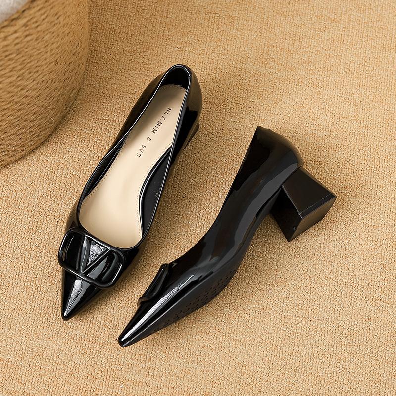 

Huiliya women s shoes new beautiful high heels tooling career interview work comfort work shoes single shoes 35