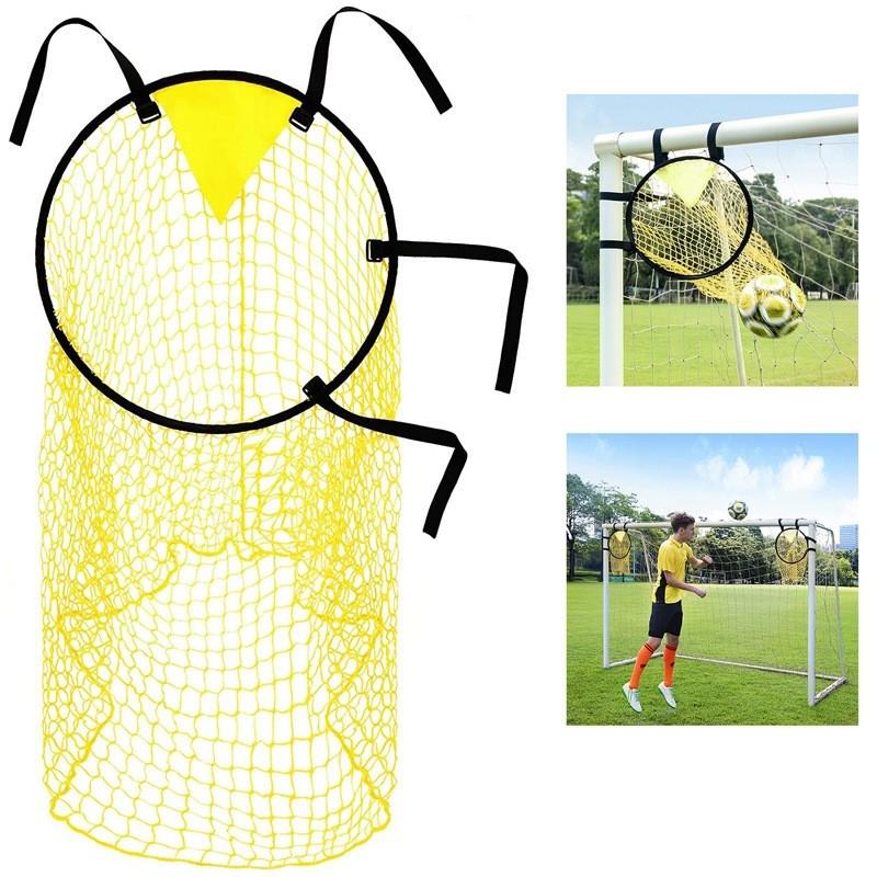 Youth Football Shooting Target Practice Set with Goal Net