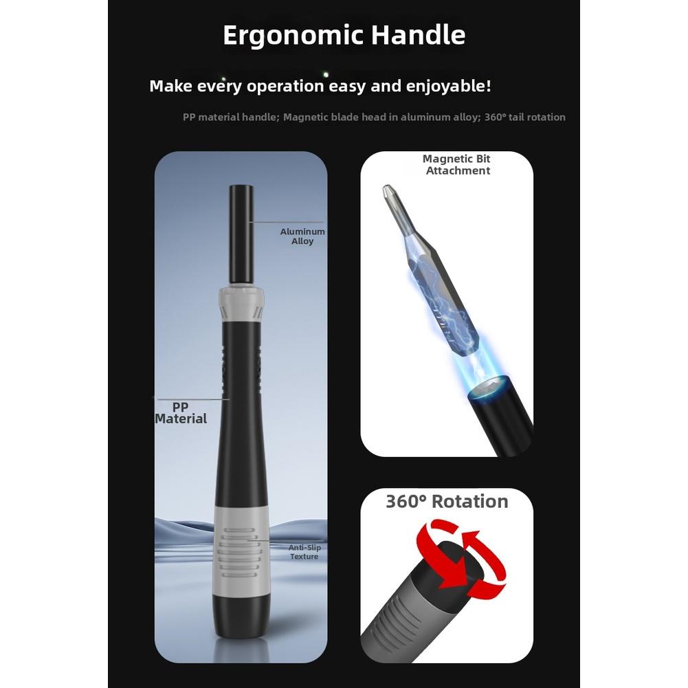 58 In 1 Precision Screwdriver Set Magnetic Steel Bits Long-lasting Repair Precision Cordless Electric Screwdriver Kit