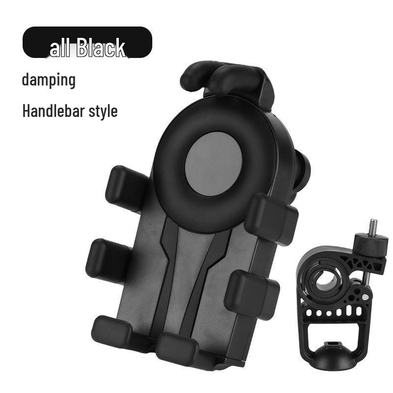 

Airbag Shock Absorption Motorcycle Phone Holder with Dual Anti-Vibration and Navigation Support