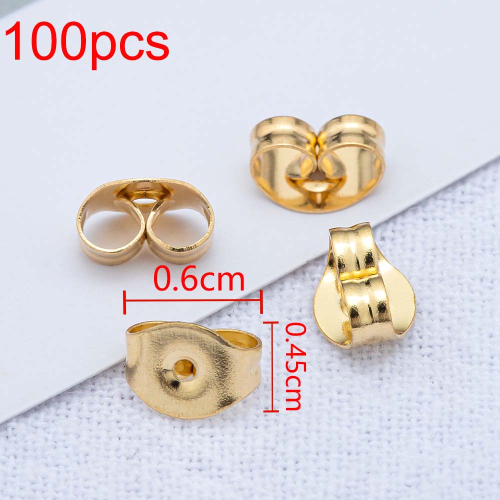 50pcs-1000pcs Soft Silicone Rubber Earring Back Stopper for Stud Earrings DIY Earring Findings Accessories Bullet Tube Ear Plugs