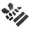 10pcs Hard Top Seal Kit Weatherproofing Dust Resistant Hardtop Leak Repair Kit for JL JLU JT 2018 On