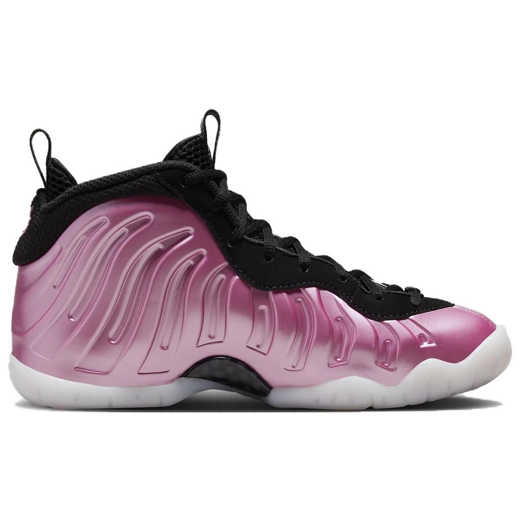Nike Little Posite One GS Polarized Pink Kids Sneakers Metallic-Silver Black White DX1947-600