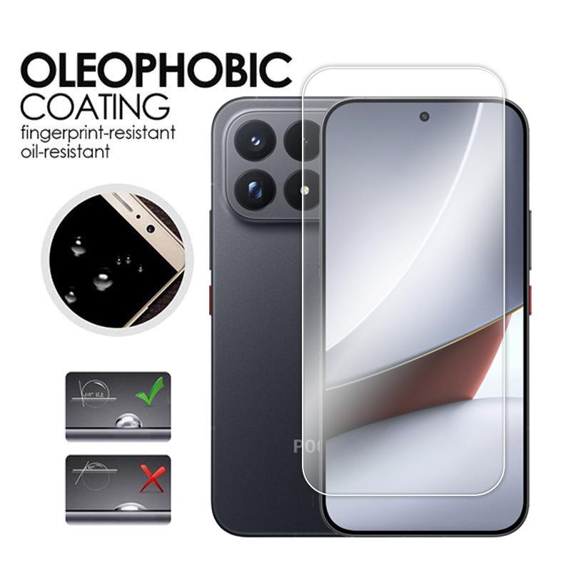 For Poco F9 Ultra 5G Glass For Poco F9 Pro Tempered Glass Full Glue HD Transparent Screen Protector For Poco F9 Ultra Lens Film 2