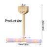 Interactively Parrots Swing Toy Cotton Rope Perches Training Bird Balance Toy For Cage Climbing Exercise Training