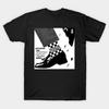 Herren Schwarzes Print-T-Shirt Dance Craze No-Cut Transferpapier Druck Baumwoll-T-Shirt